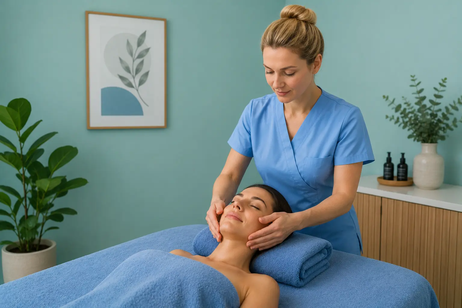 Wellness facial massage in Berlin